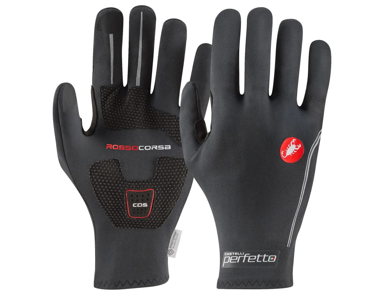 Castelli Perfetto Light 2 Long Finger Gloves (Black) (L)